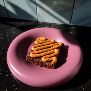 brownie met karamel zeezout