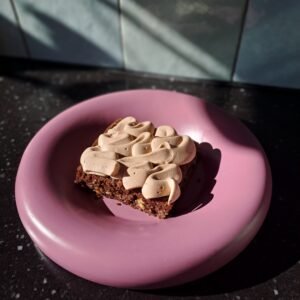 brownie met melkchocolade chantilly